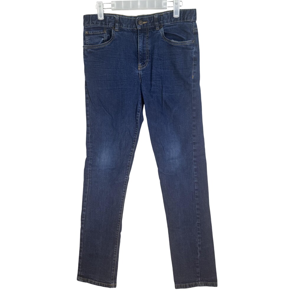 Lucky Brand Jeans Womens 20 Blue Authentic Skinny Stretch Denim Whiskered Plus